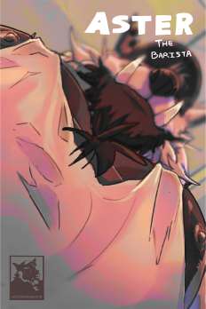 Aster The Barista Post Card