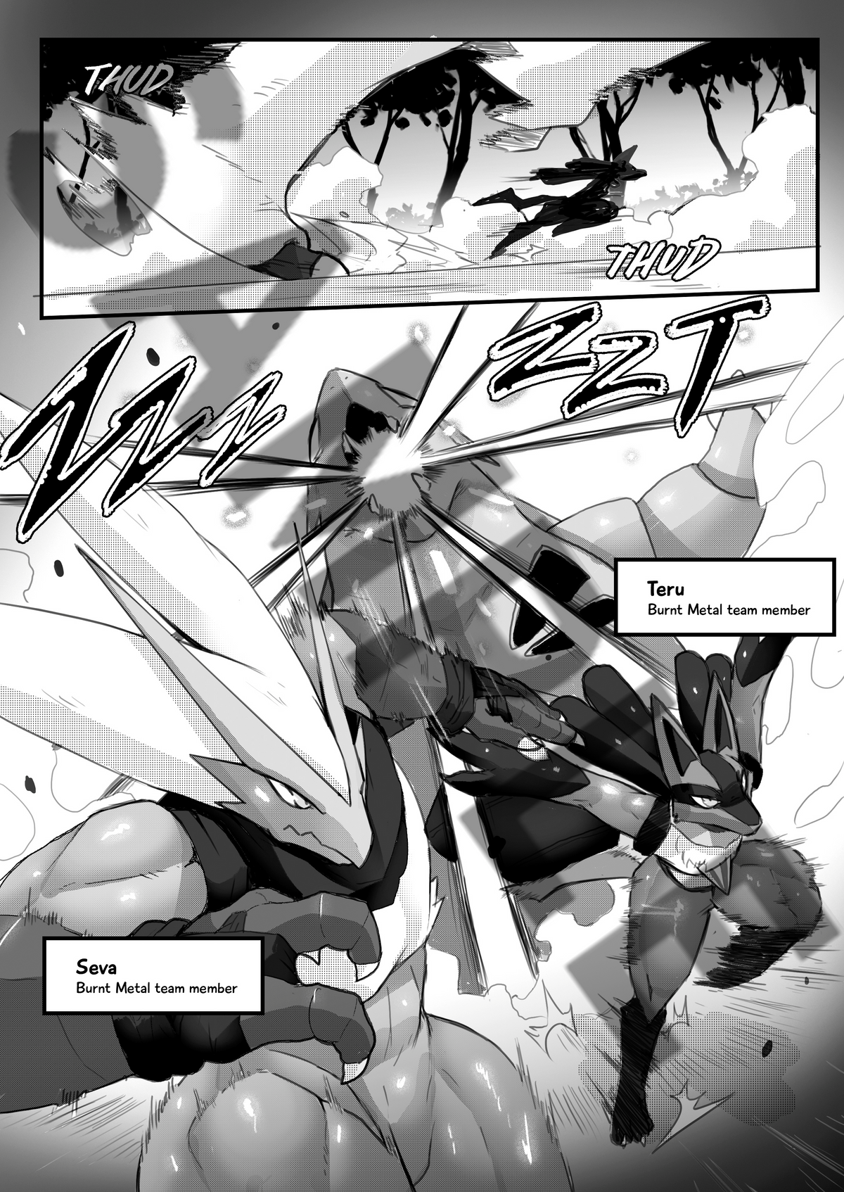 Frozen Steel Comic