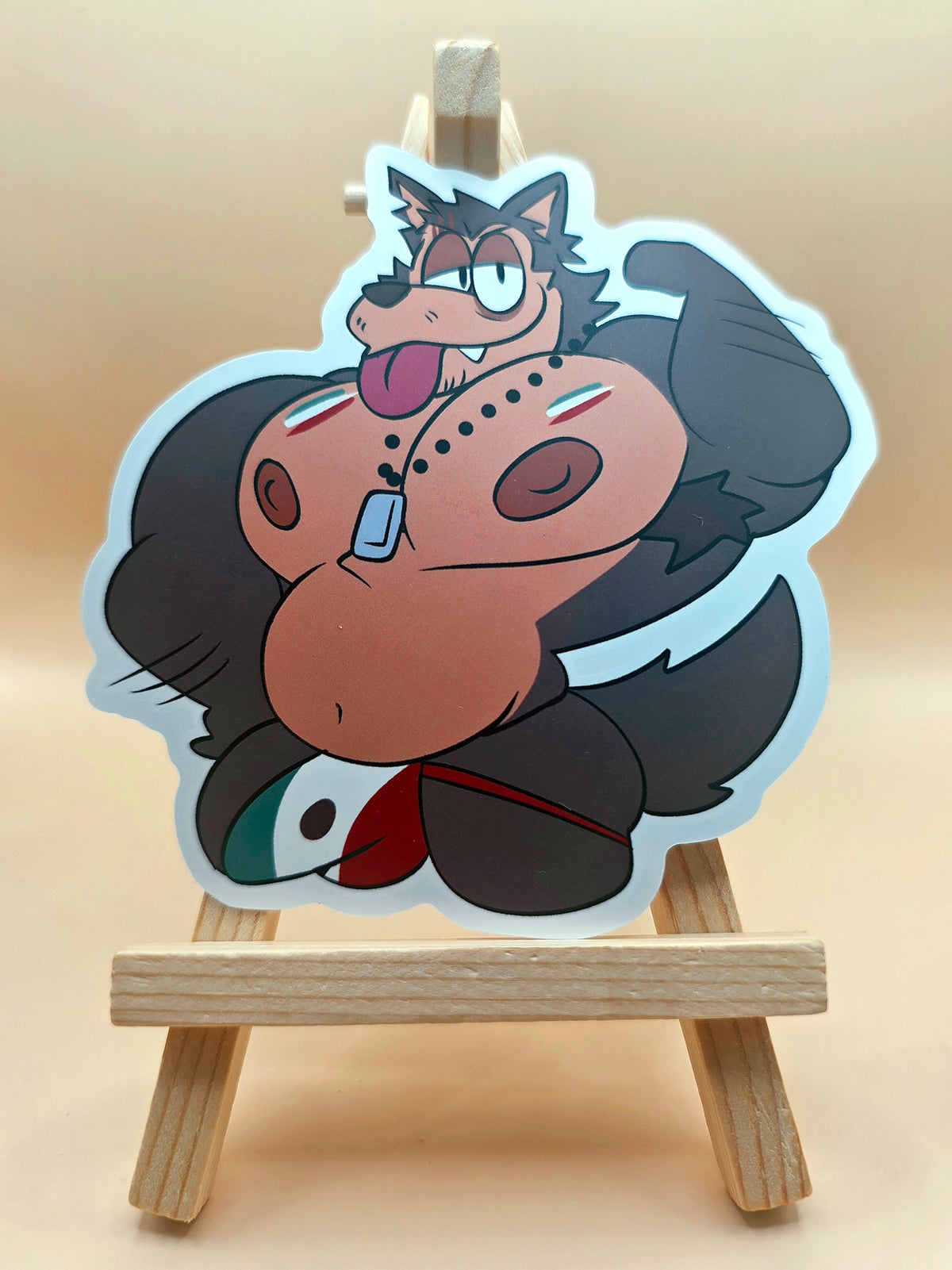 Mexican Wolf World Cup Sticker