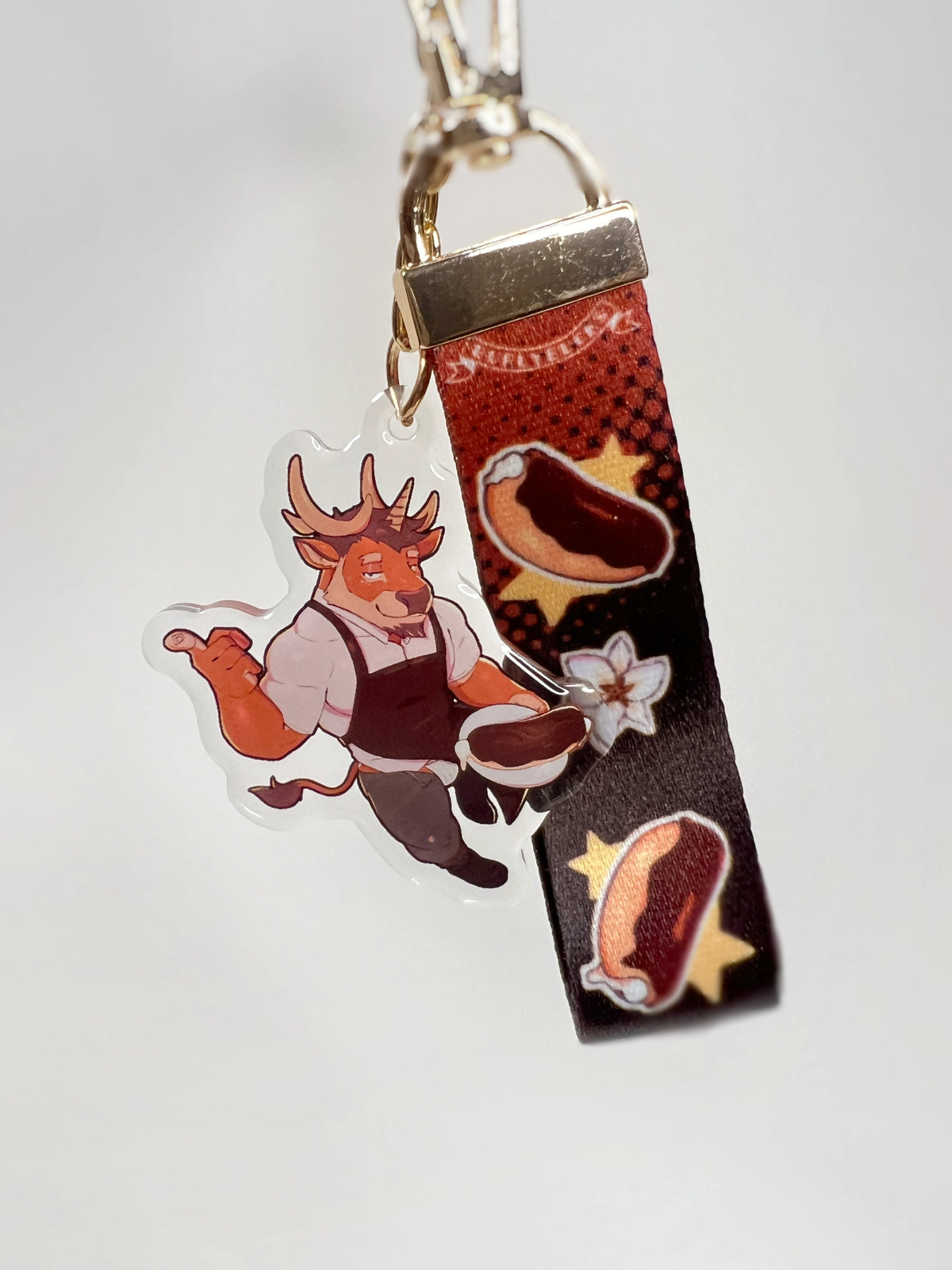 Team Éclaire Lanyard Keychain