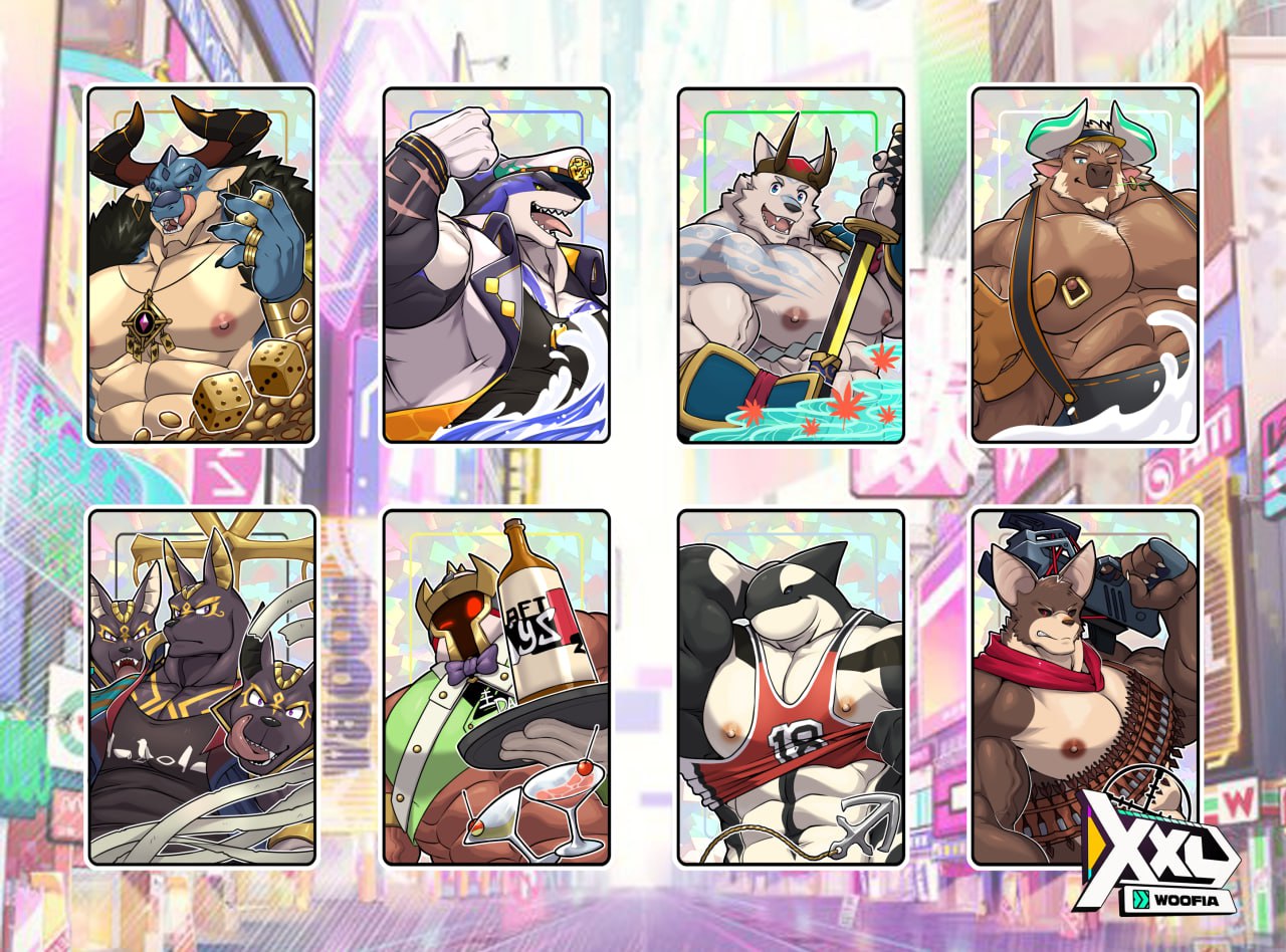 XXL Woofia Keychains (Set 1)