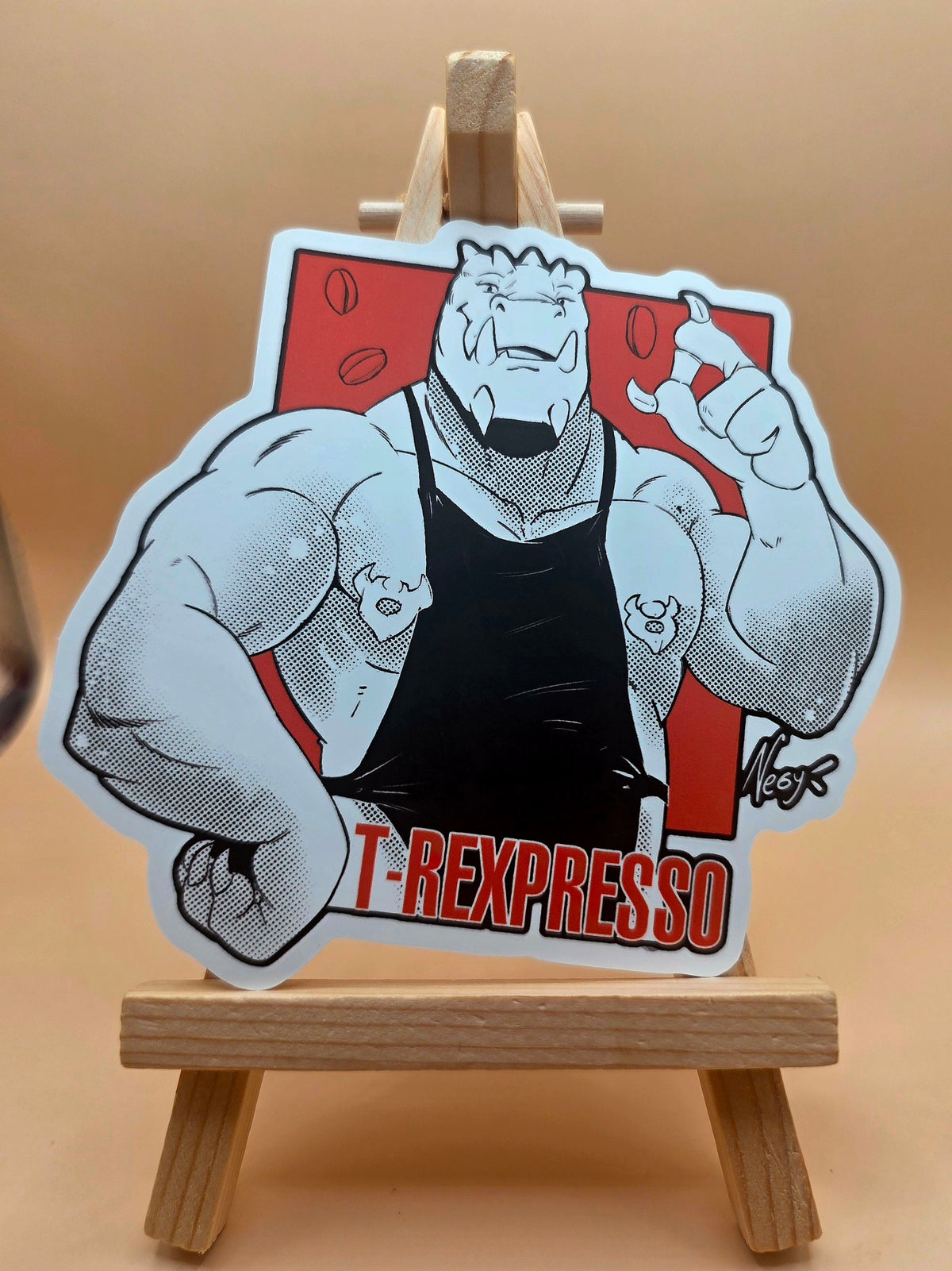T-Rexpresso Sticker