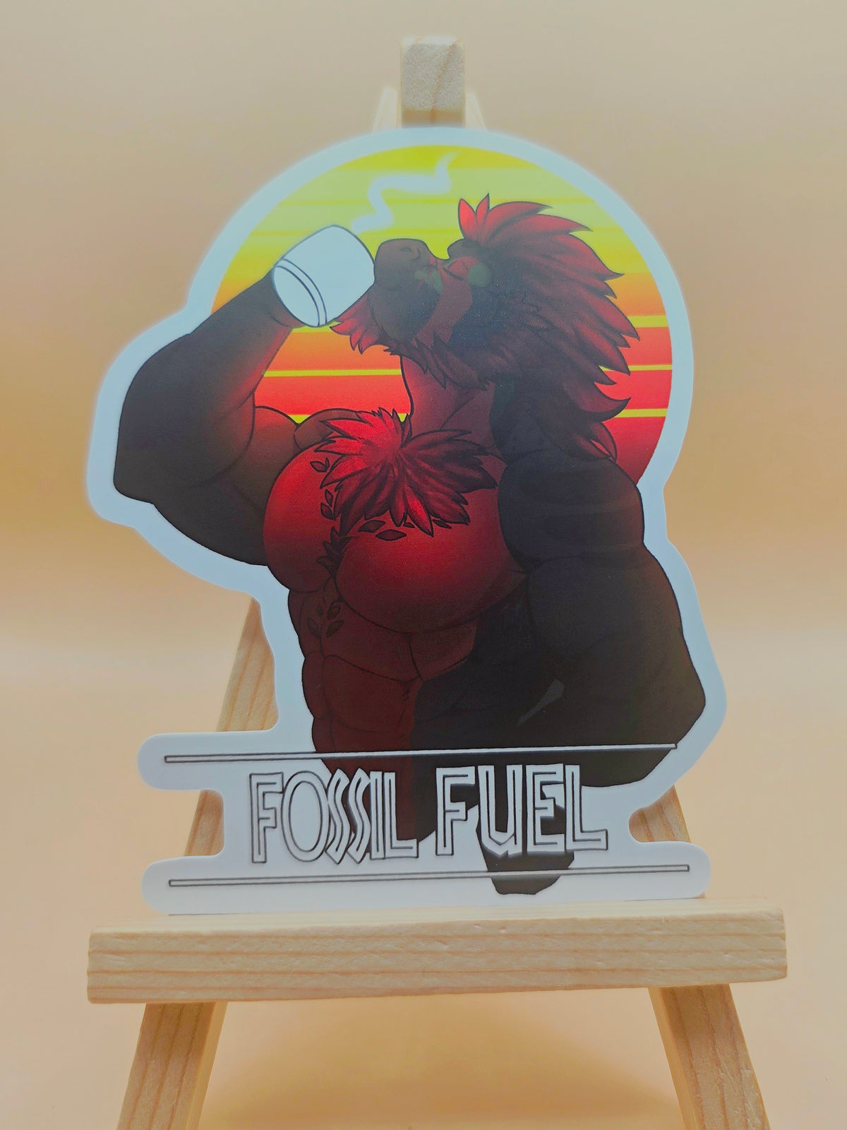 Fossil Fuel Sticker