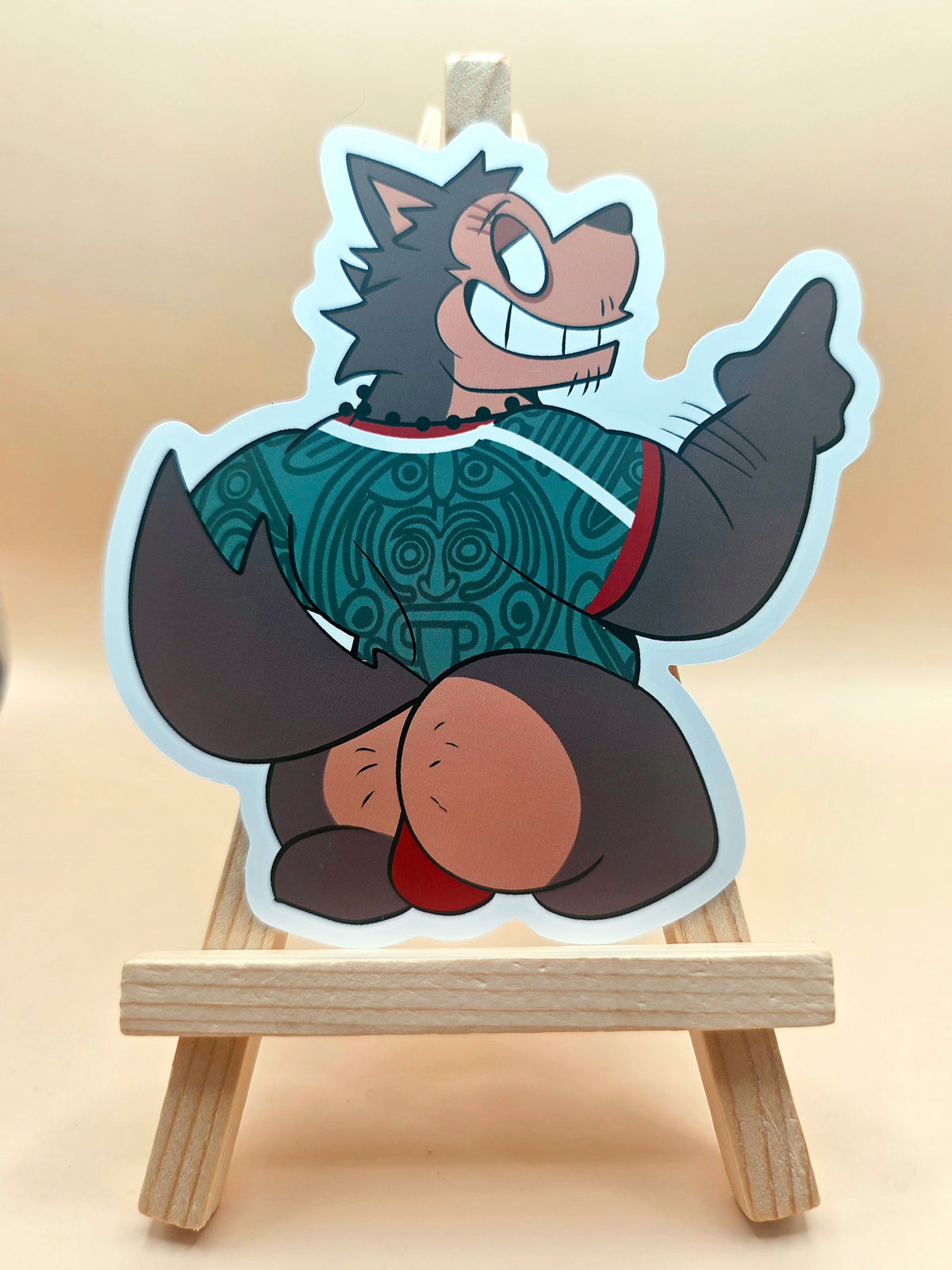 Mexican Wolf World Cup Sticker