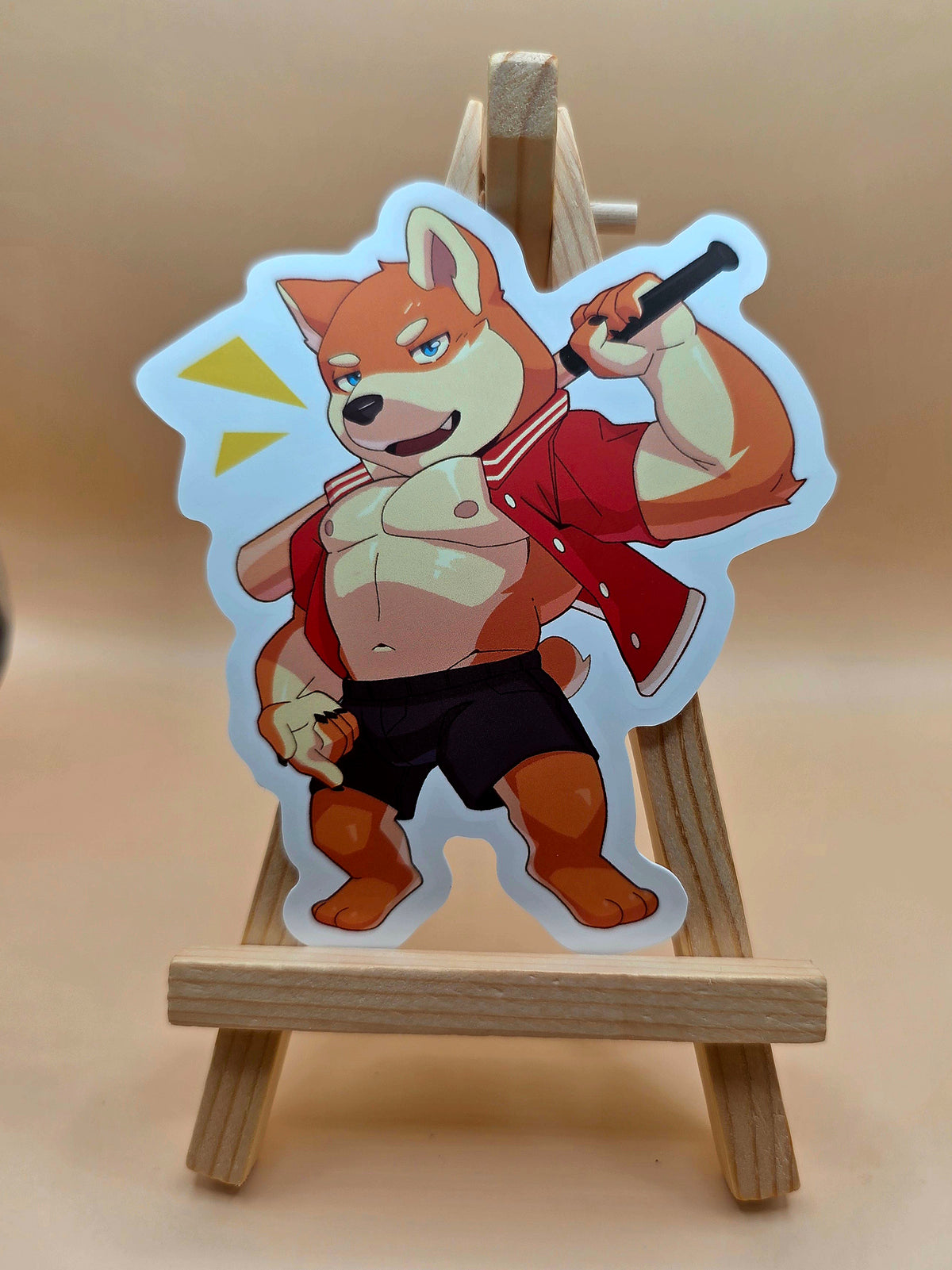 Shiba Jock Sticker