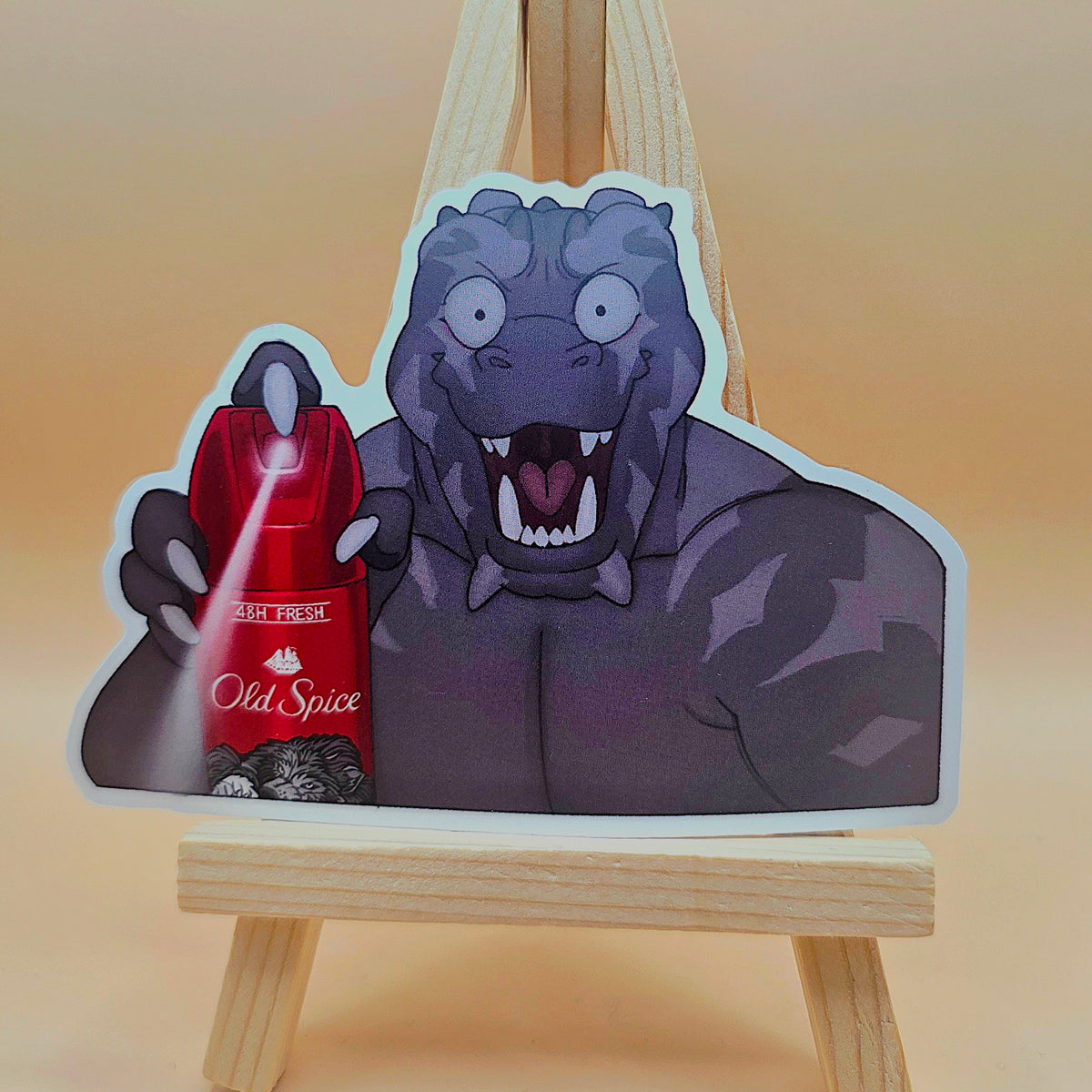 Team Raid & Old Spice Sticker