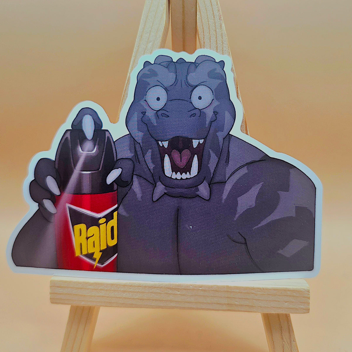 Team Raid & Old Spice Sticker