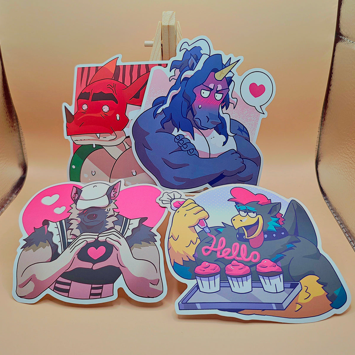 Flavors of Crew Stickers