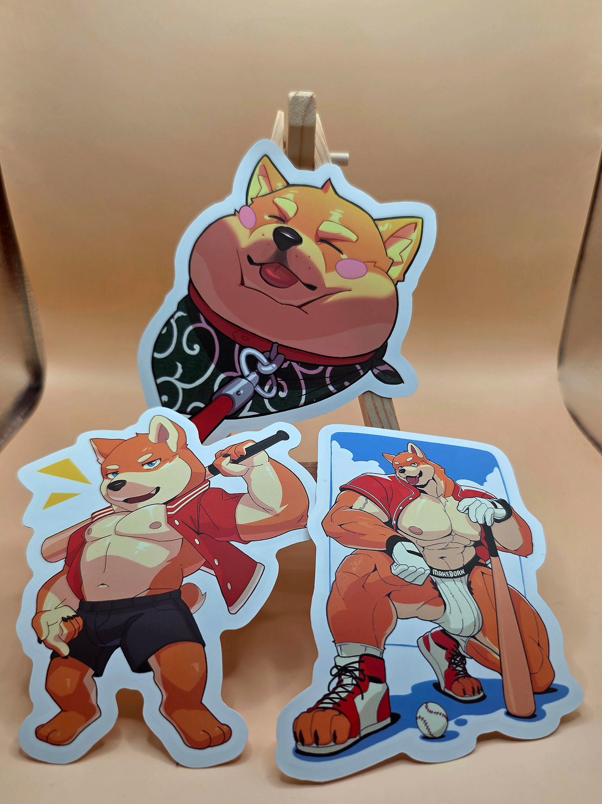 Shiba Jock Sticker