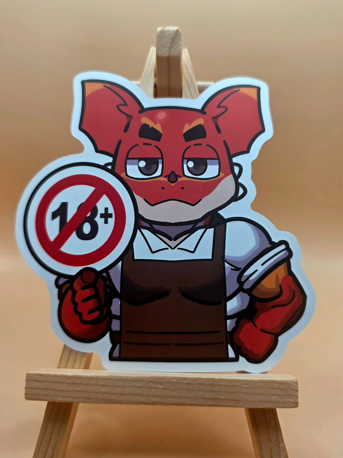 Horny Ahead Sticker