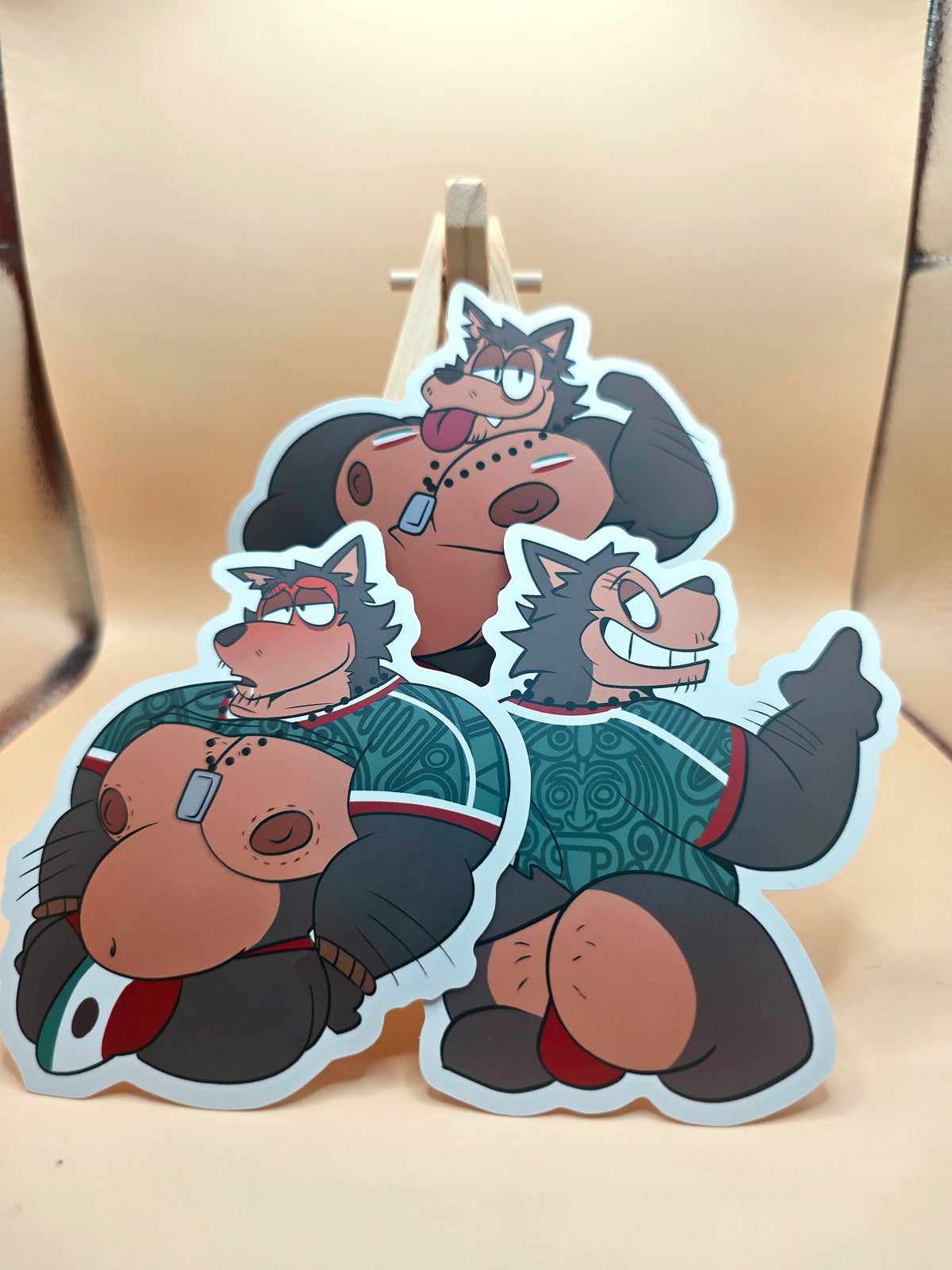 Mexican Wolf World Cup Sticker